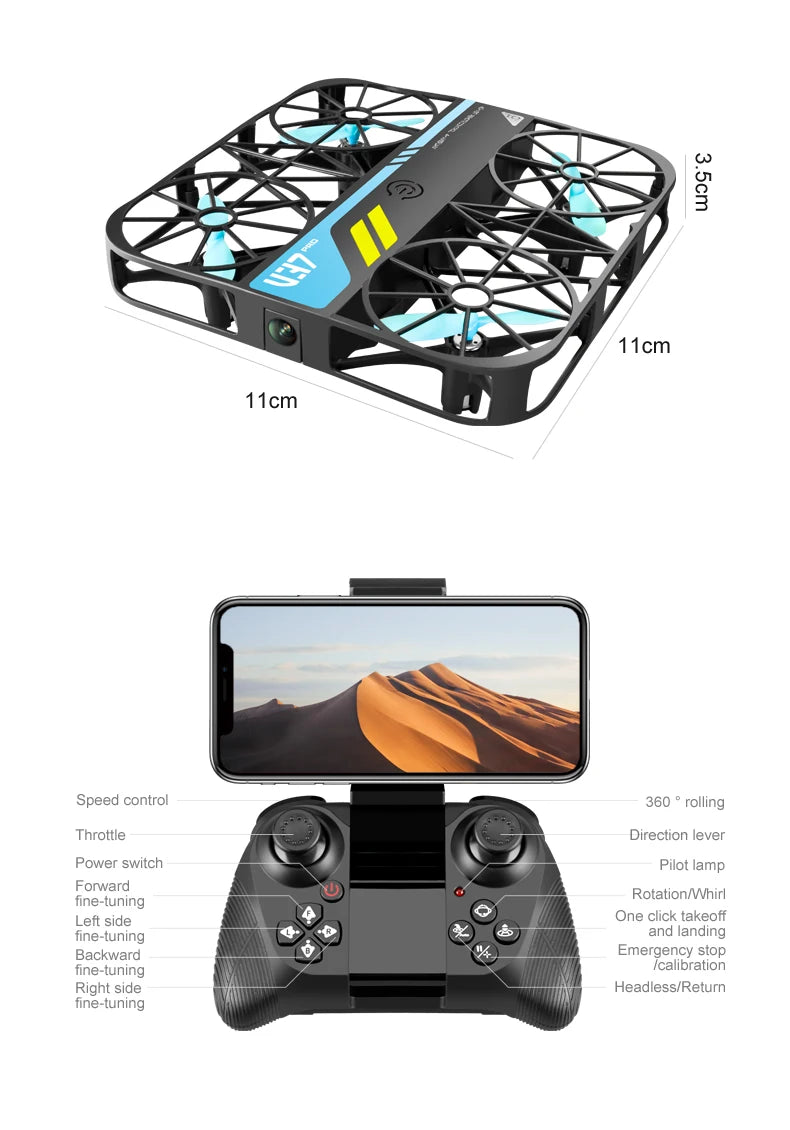 4DRC V37 Mini Drone 8k